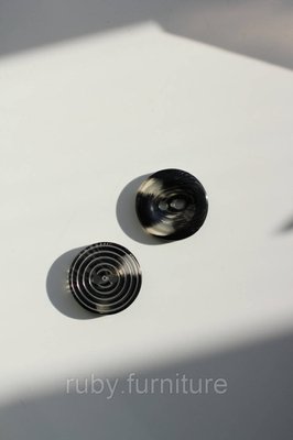 Гудзики двостороні чорні напівпрозорі 20мм СГ-1-32L фото