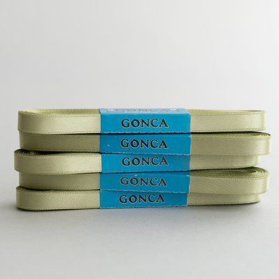 Атласна стрічка оливкова 10мм Gonca-1040-10 фото