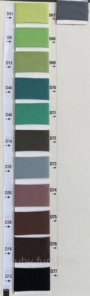 Коса бейка бавовняна бірюзова D49 20мм Biyelli Cotton Series 20mm фото