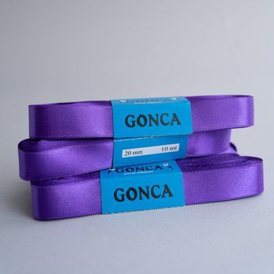 Атласна стрічка бузкова 20мм Gonca-34-20 фото