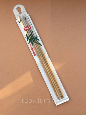 Спиці для в'язання язання бамбукові 2мм, 2.5 мм та 3мм 1093781477 фото