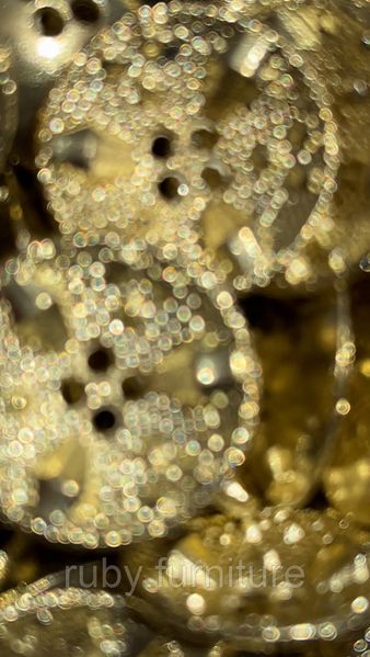 Гудзики золоті металеві 20мм МГ-1 фото