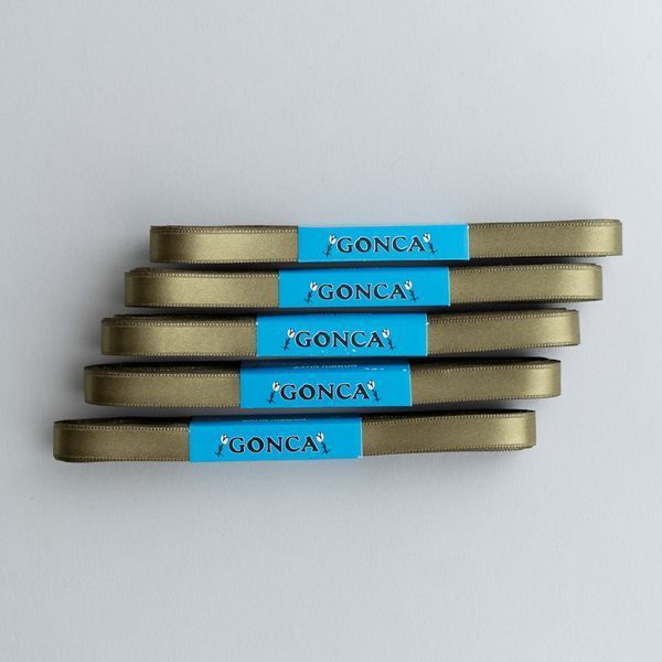Атласна стрічка оливкова 10мм Gonca-147-10 фото