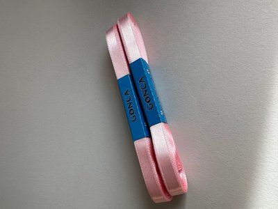 Атласна стрічка рожева 10мм Gonсa-18-10 фото