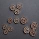 Гудзики золоті твідові 21мм МГ-21-34L фото 4